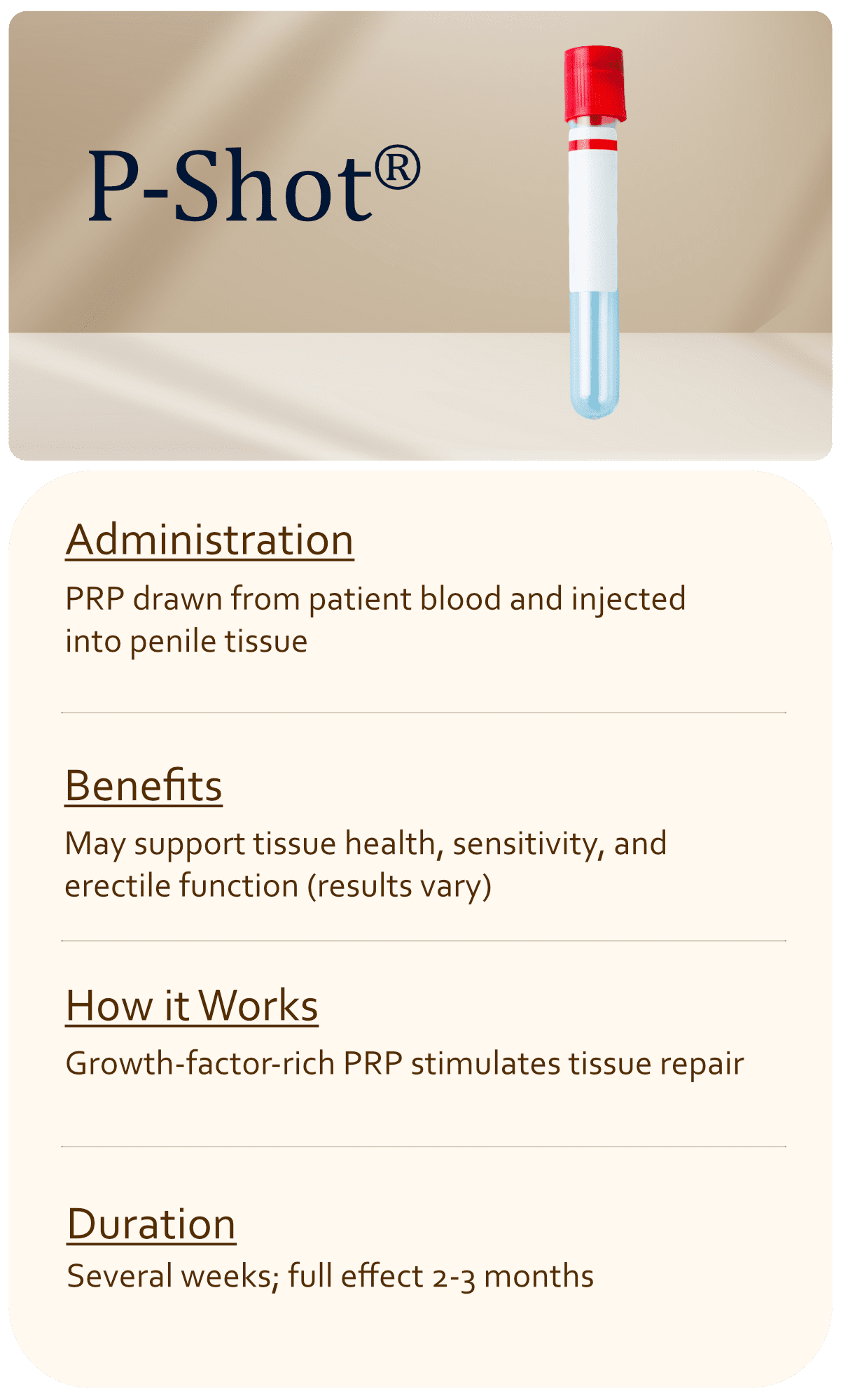 P-Shot at PRIMETIME Men's Clinic in Tuscaloosa,AL